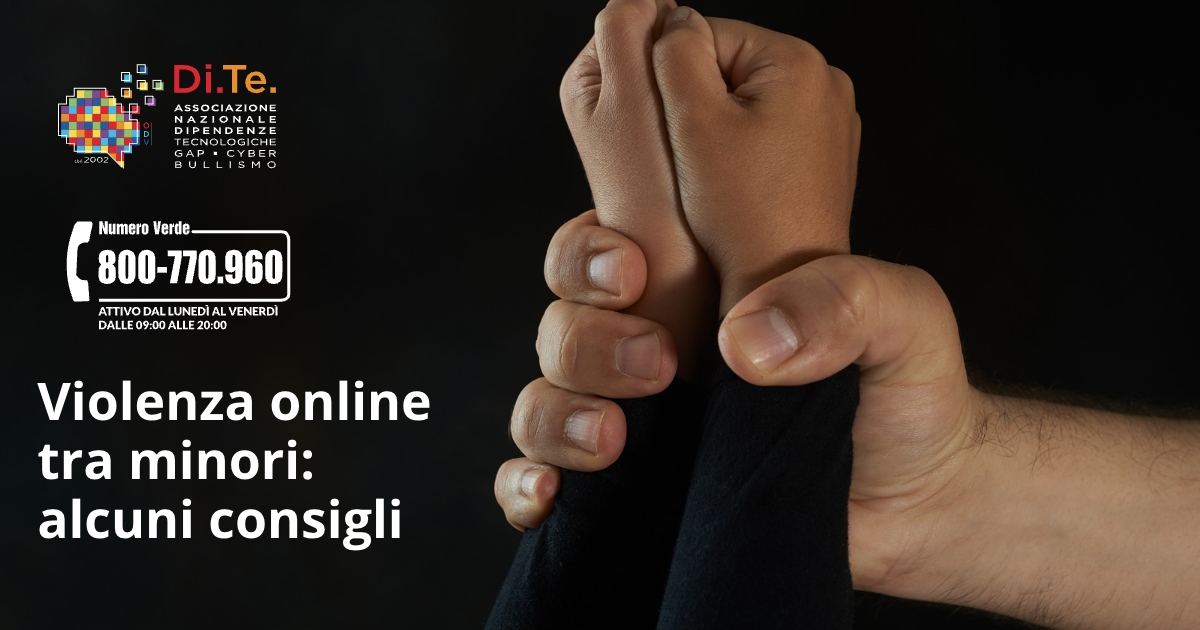 Violenza online tra minori